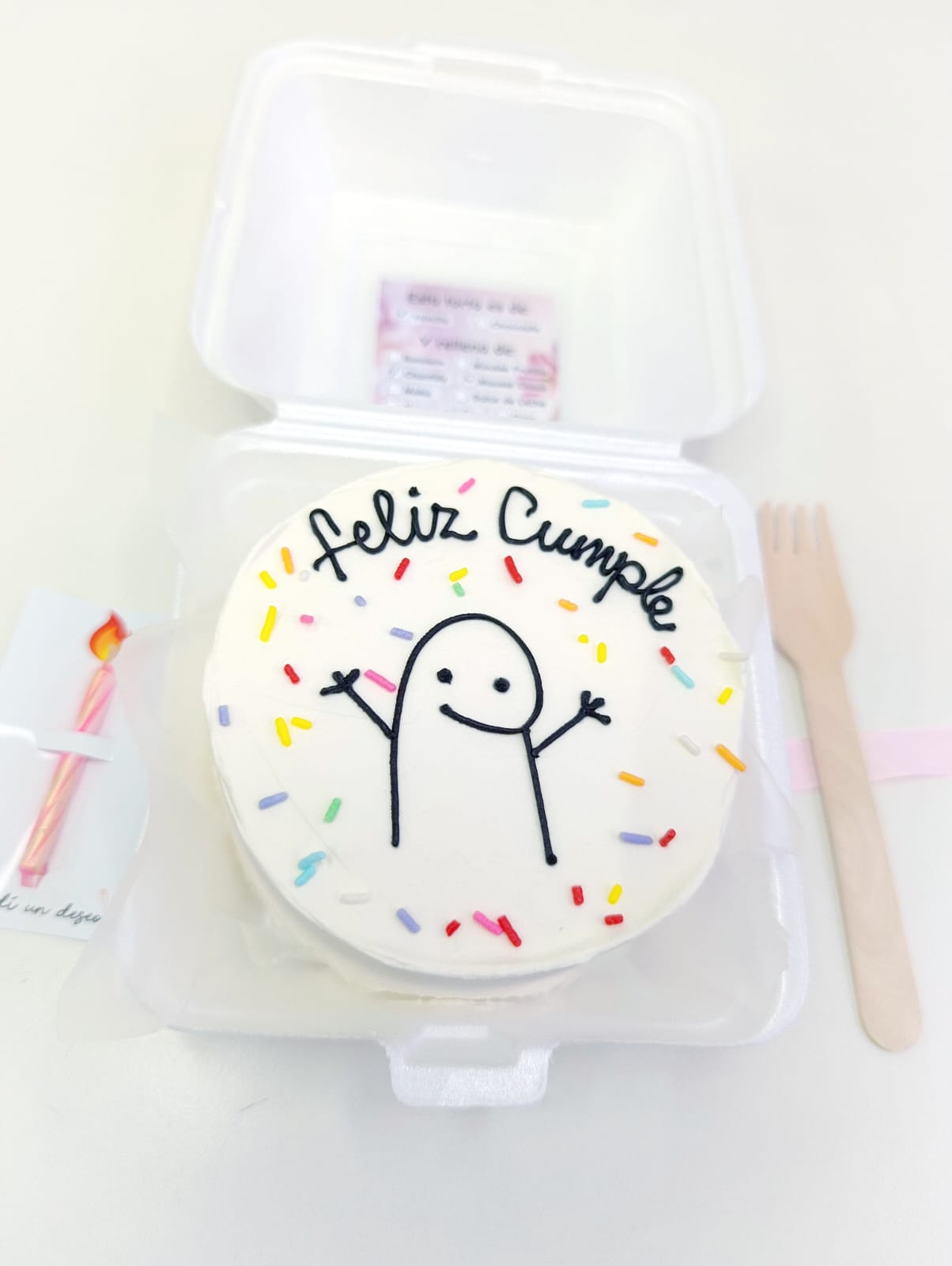 Bento Cake Flork – Cumpleaños Divertido